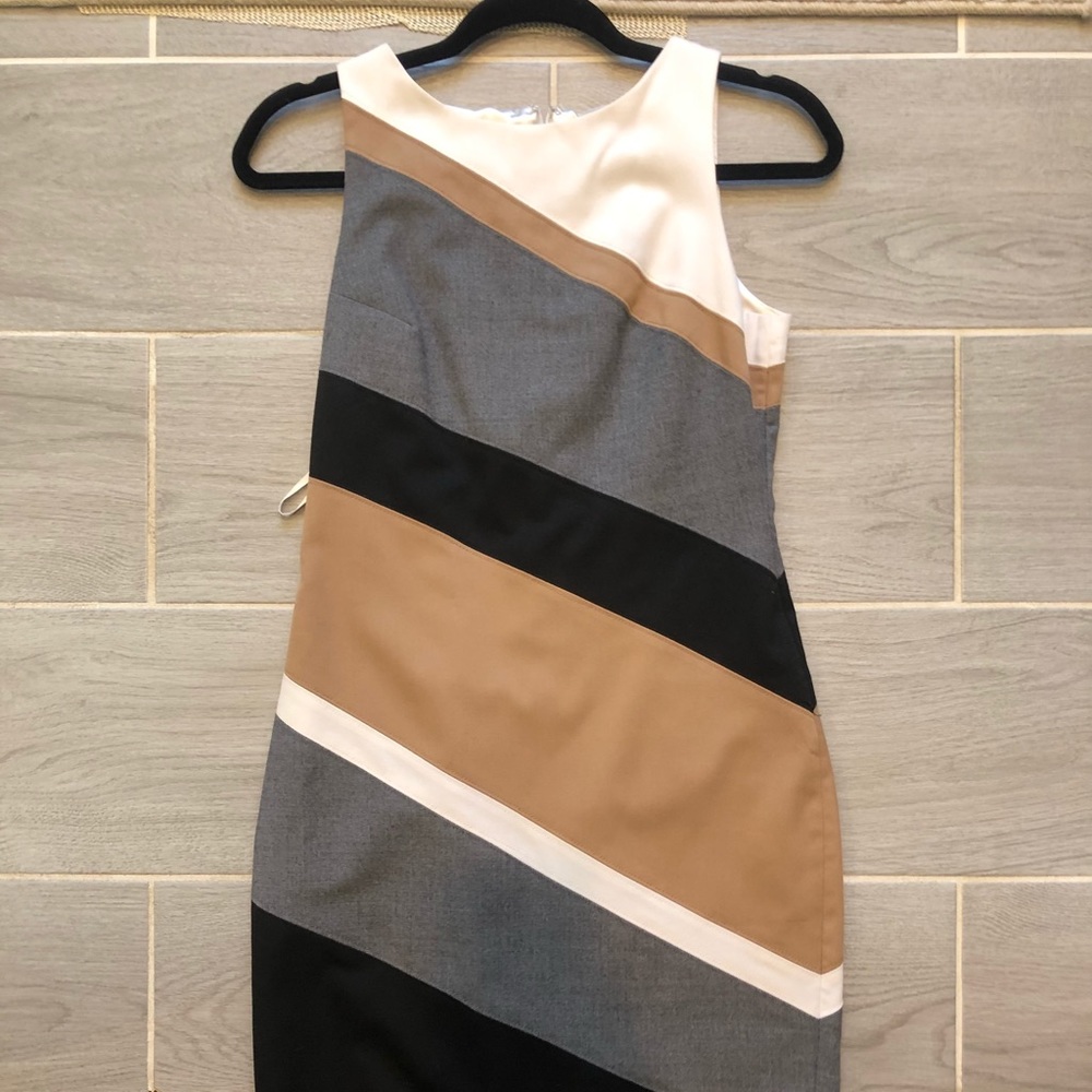 White House Black Market size 4P striped cocktail